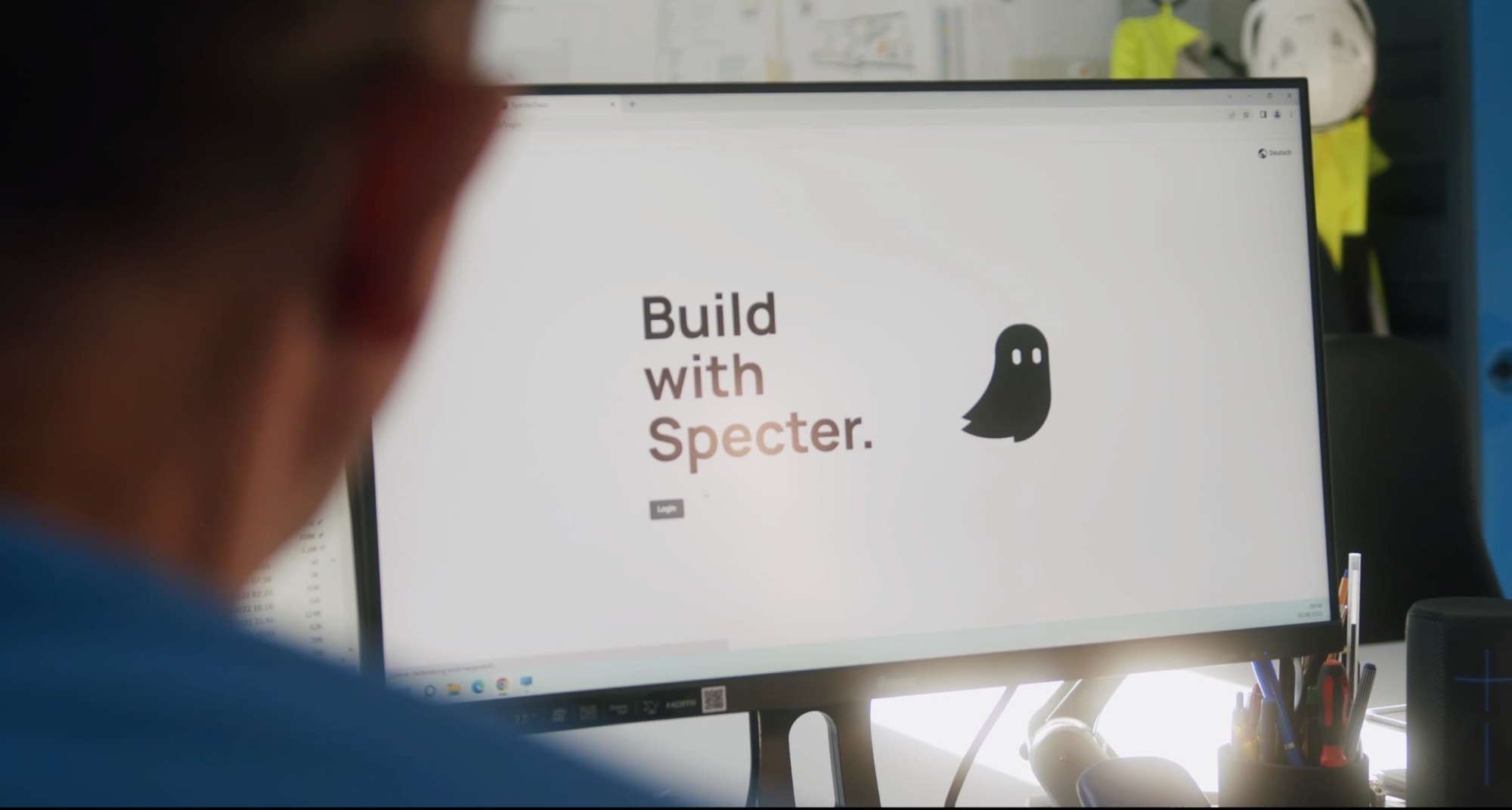 specter being used on a Computer